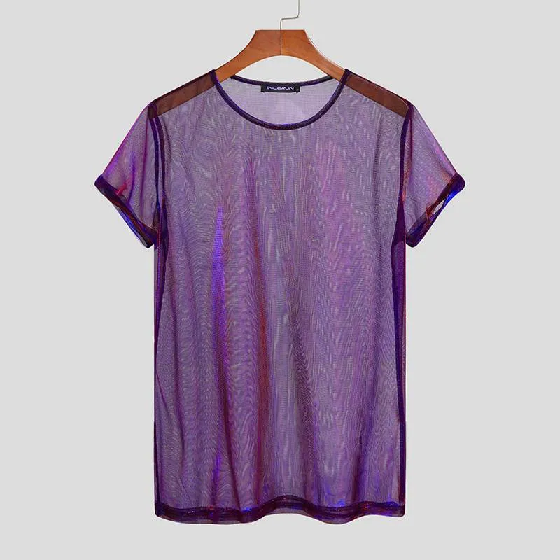 Summer See Through O-Neck T-Shirts