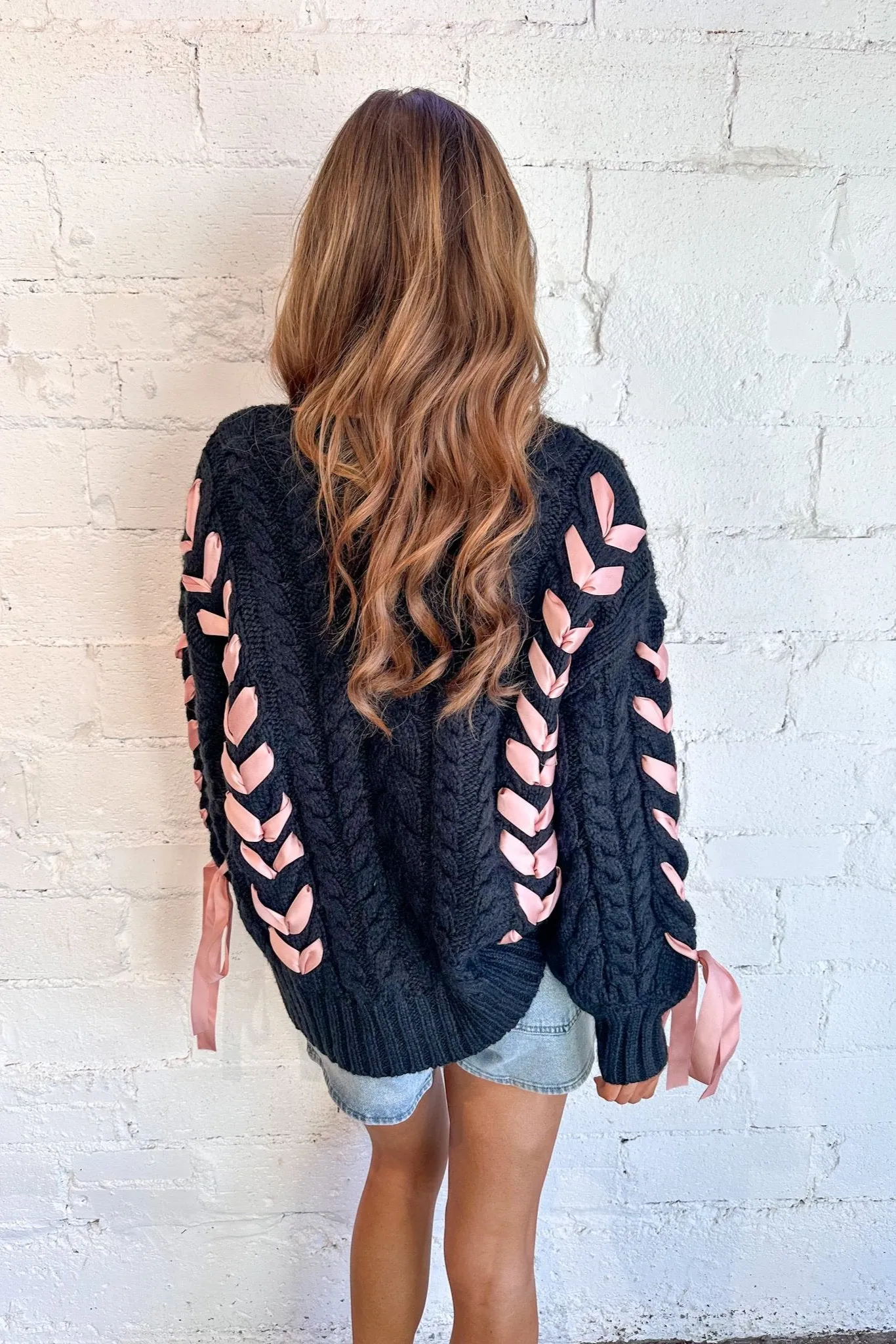 Tie Me Up Ribbon Sweater