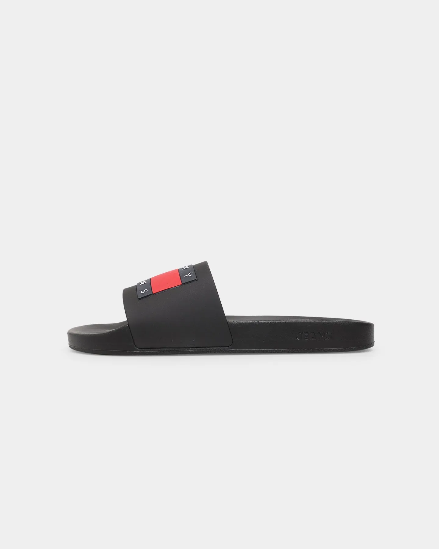 Tommy Jeans Flag Pool Slides Black