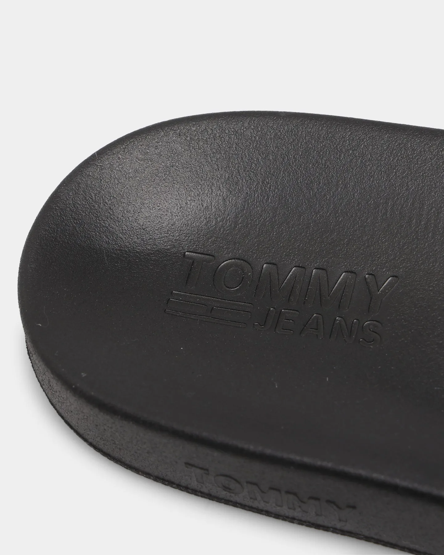 Tommy Jeans Flag Pool Slides Black