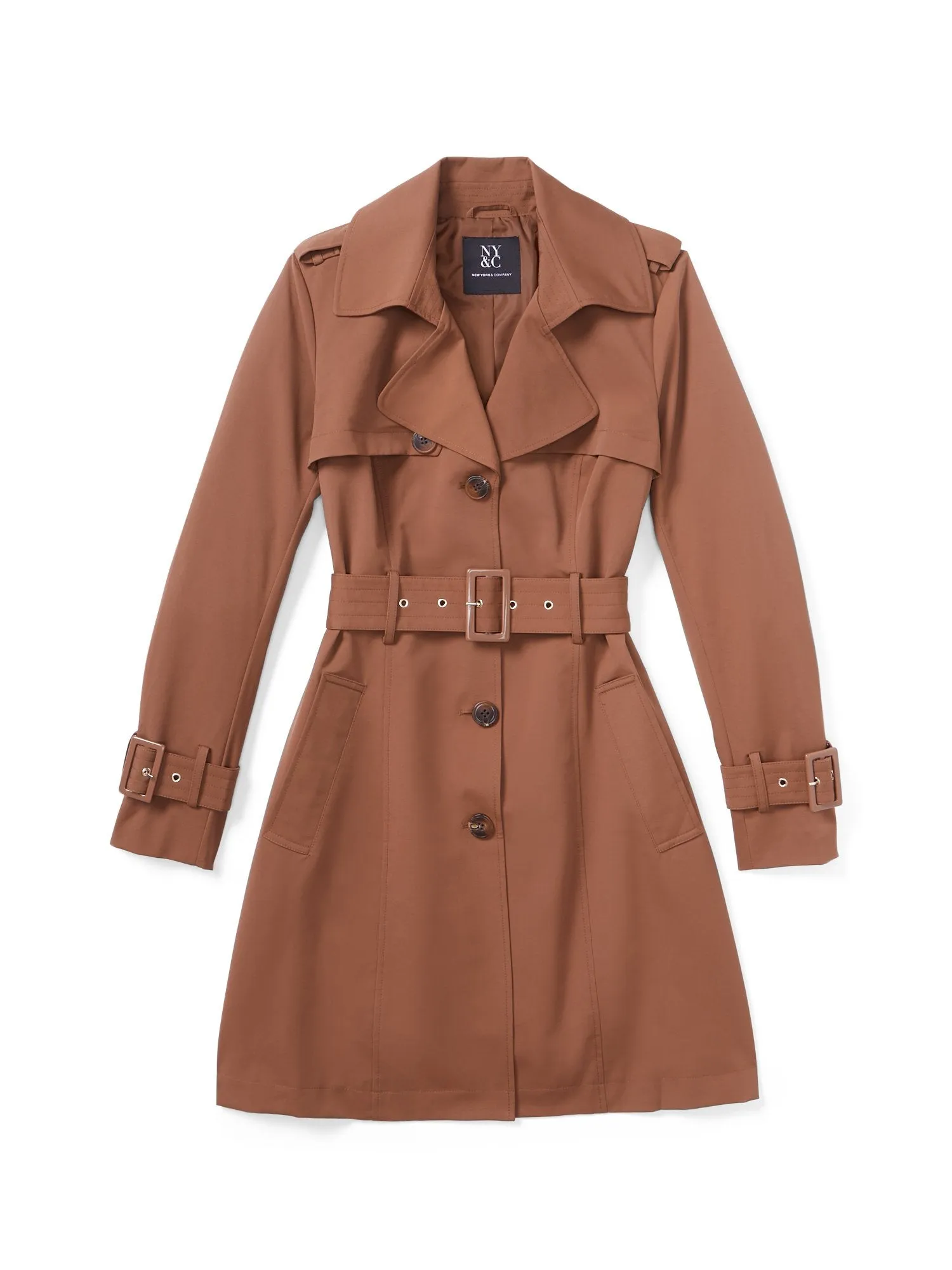 Trapunto Belted Trenchcoat - City Trench Collection