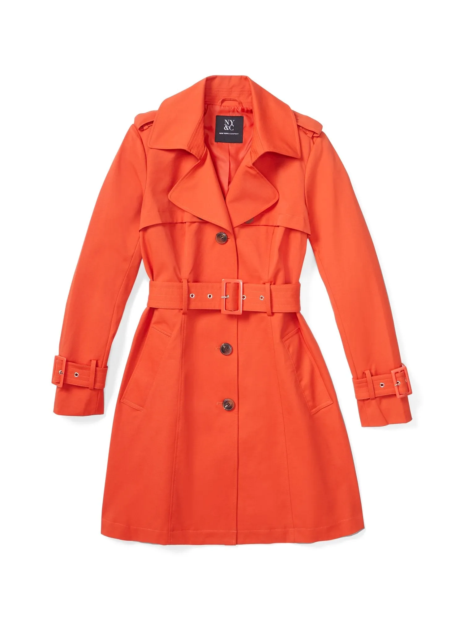 Trapunto Belted Trenchcoat - City Trench Collection