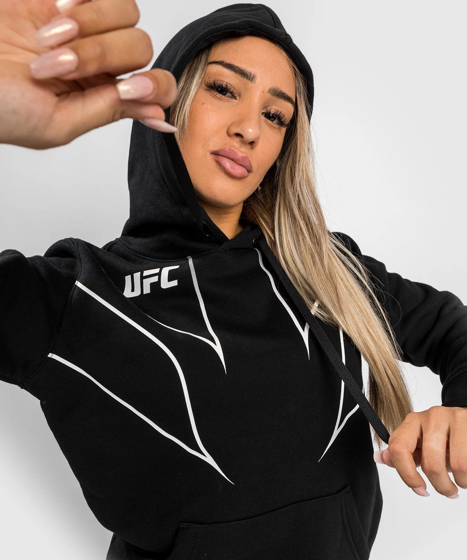 UFC Venum Fight Night 2.0 Replica Women's Hoodie - Black