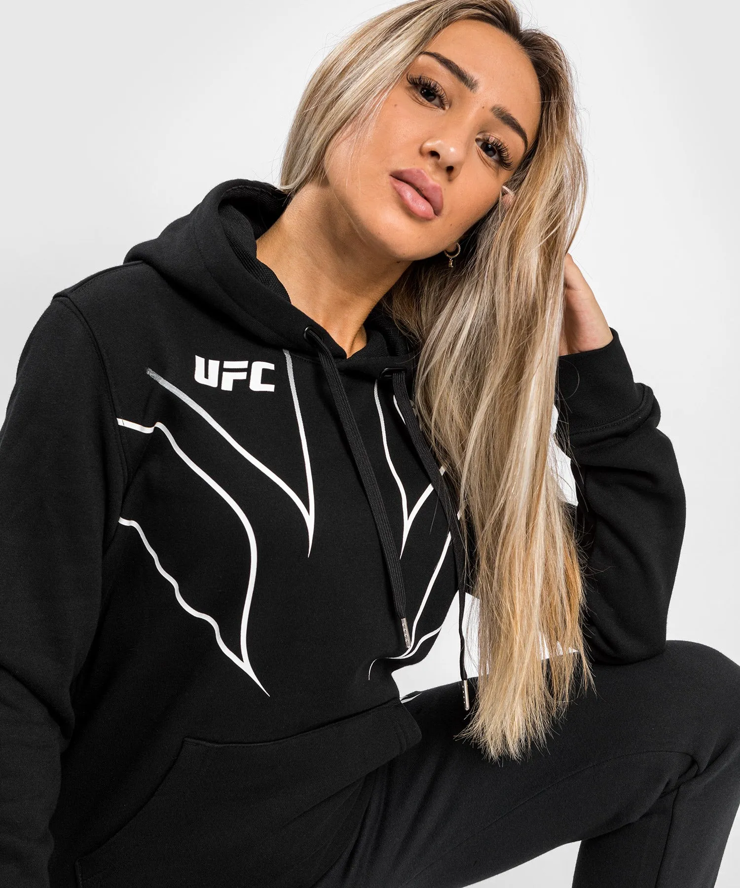 UFC Venum Fight Night 2.0 Replica Women's Hoodie - Black