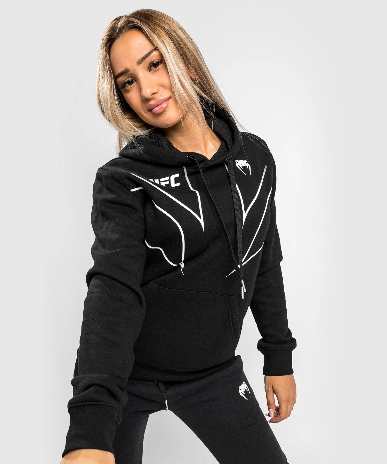 UFC Venum Fight Night 2.0 Replica Women's Hoodie - Black