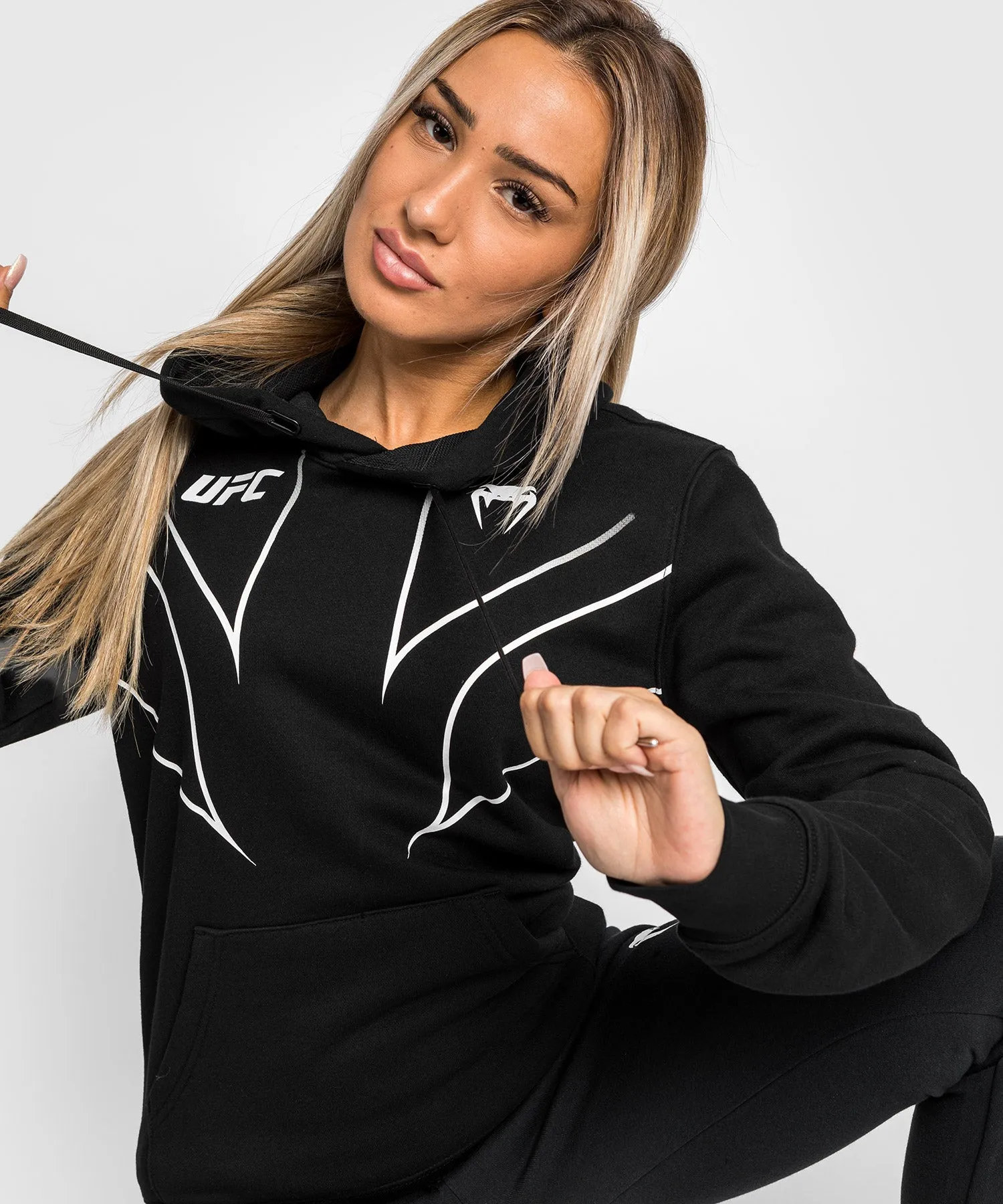 UFC Venum Fight Night 2.0 Replica Women's Hoodie - Black