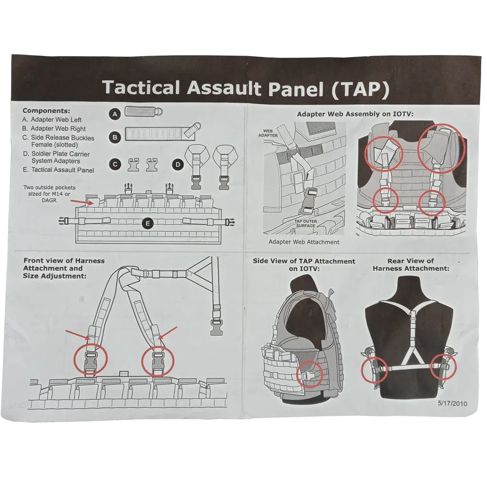 USGI ACU Tactical Assault Panel