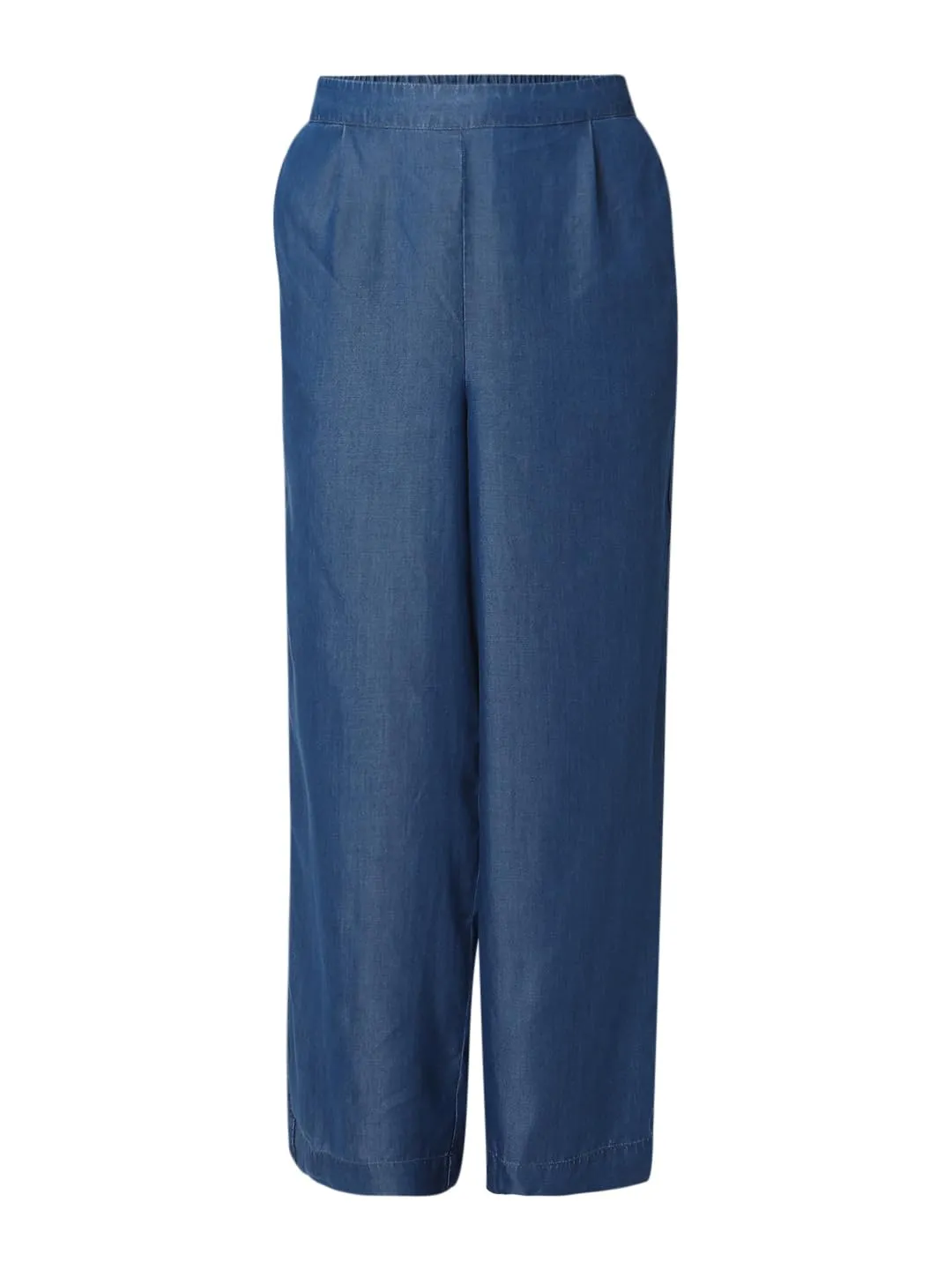 VERO MODA Women's Straight Pants (Blue Denim)