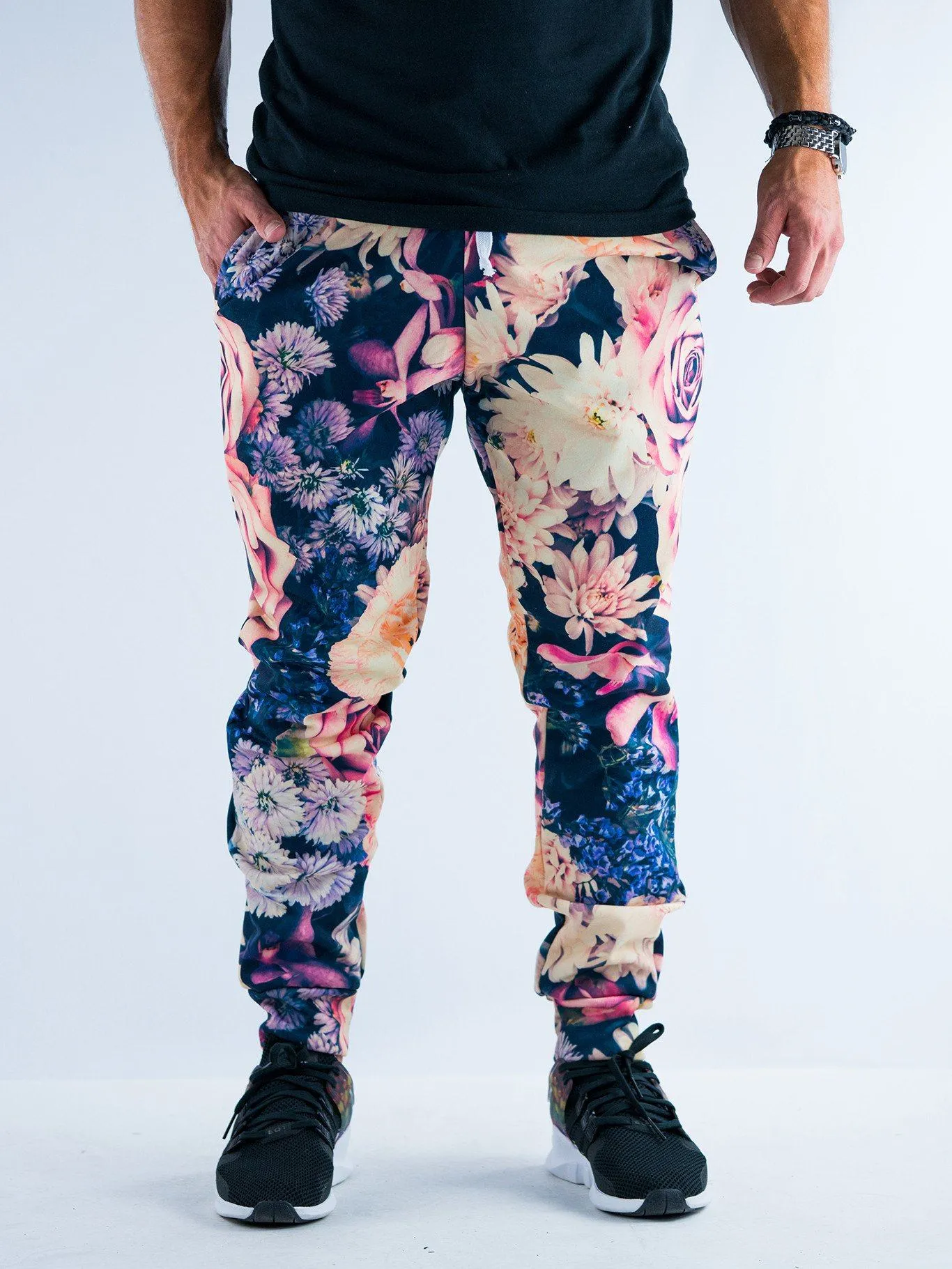 Vintage Flowers Unisex Joggers