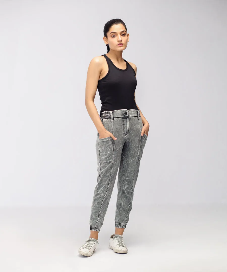 Women's Acid Wash Pants