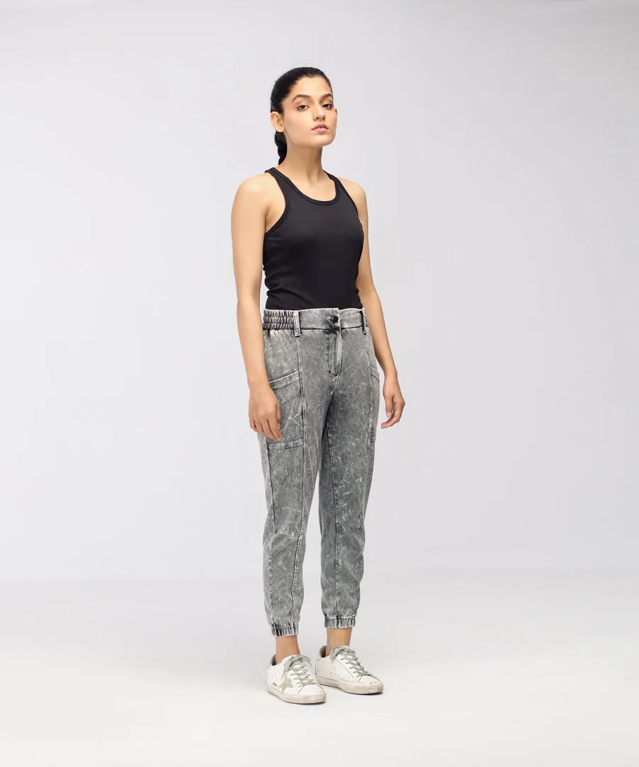 Women's Acid Wash Pants