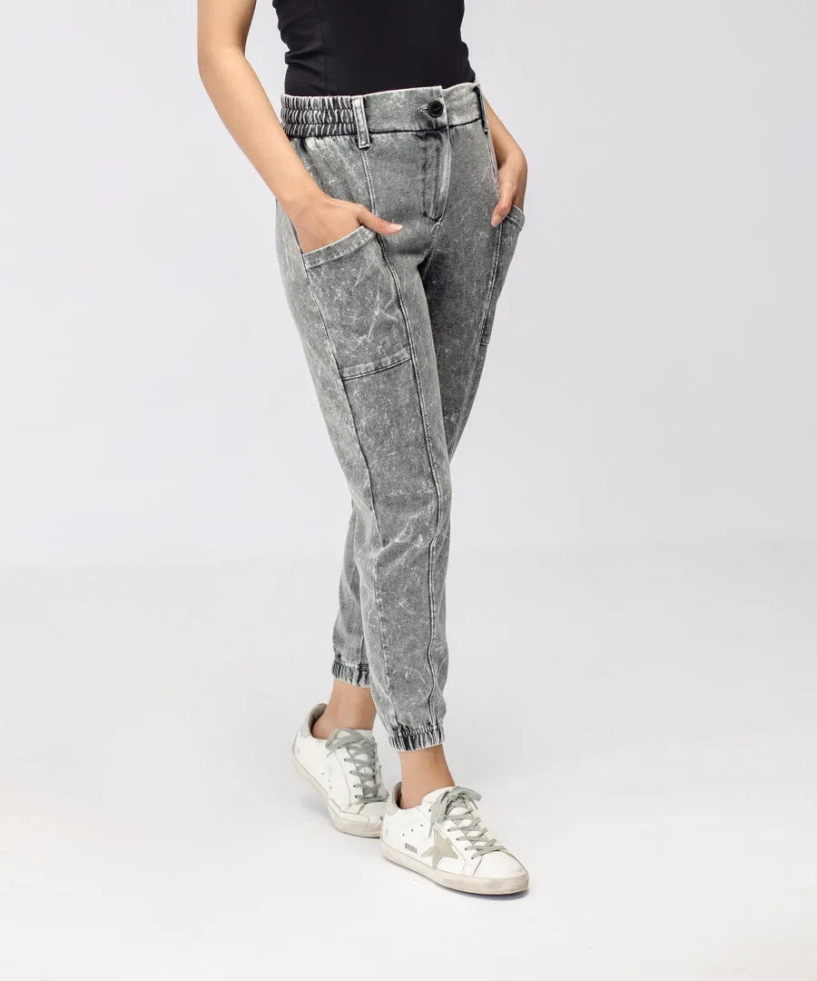 Women's Acid Wash Pants