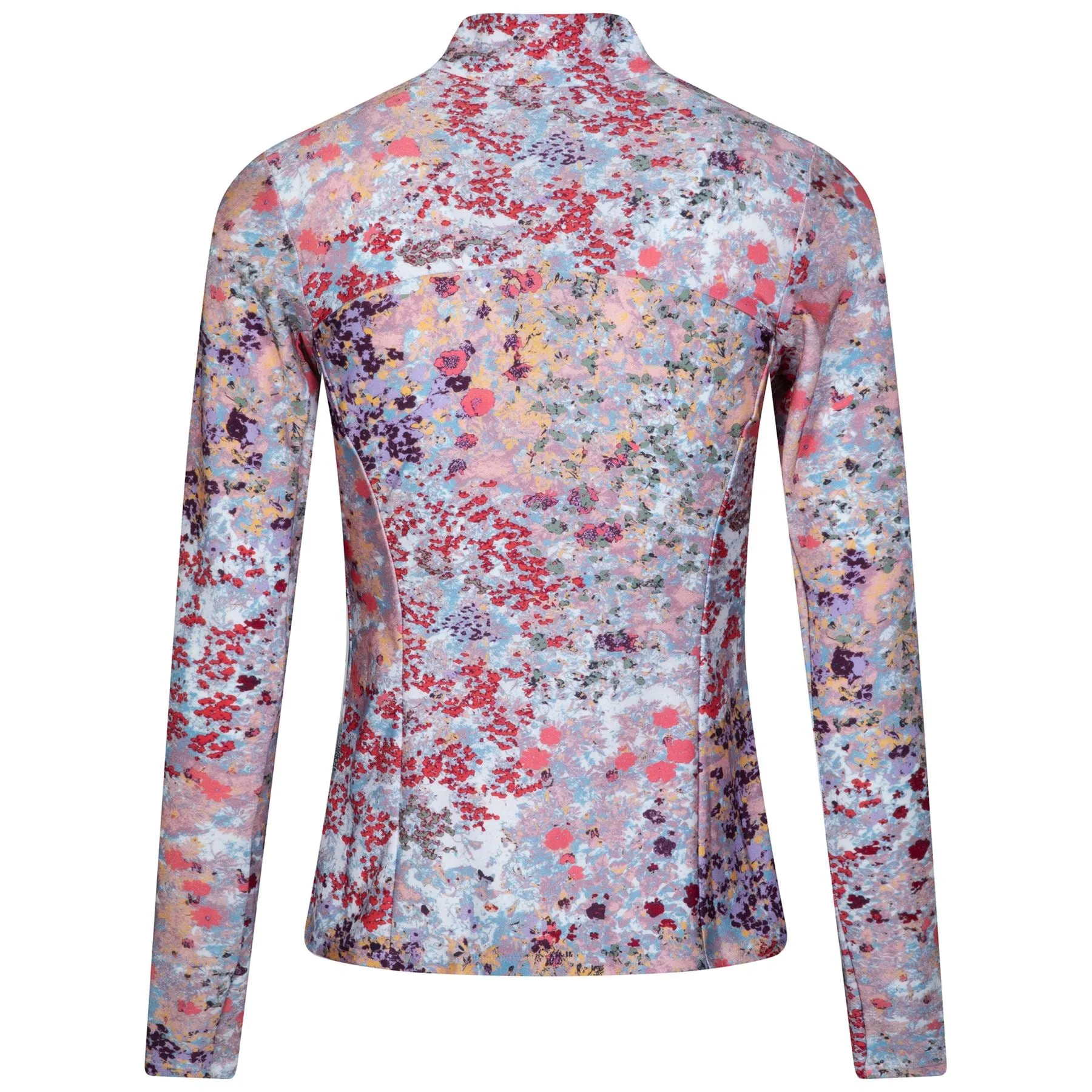 Womens Printed Full Zip Layering Club House Floral - SS23