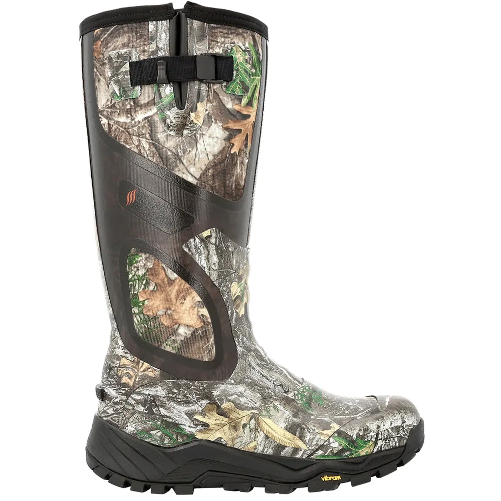 XRB 1000G Insulated Waterproof Camo Rubber Rain Boots